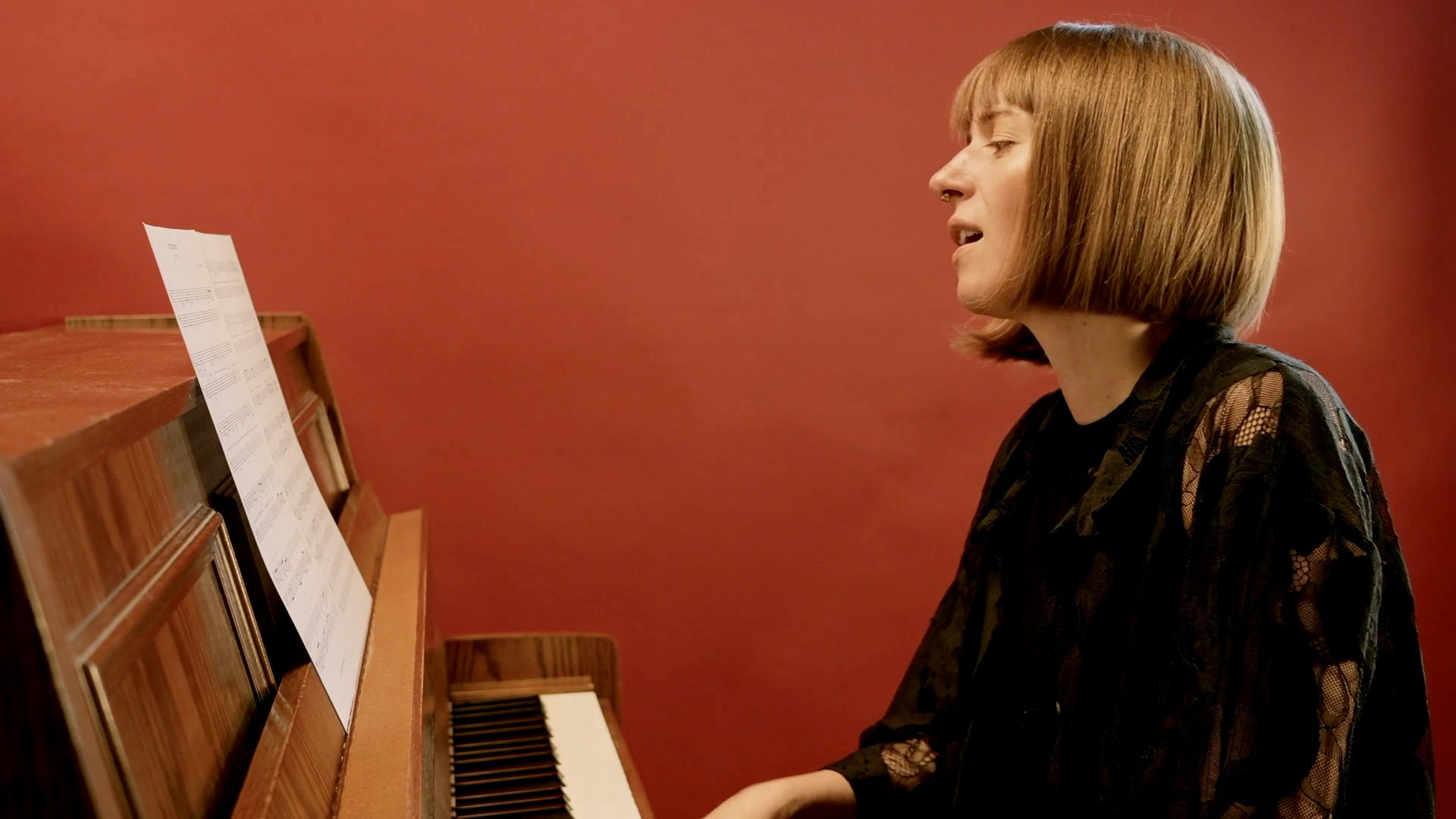 Miriam Hanika am Piano